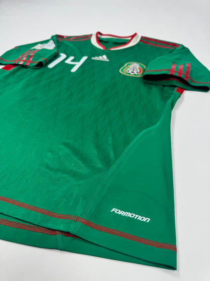 2010 ADIDAS FORMOTION Mexico Home Jersey-PLAYER VERSION CHICHARITO 14