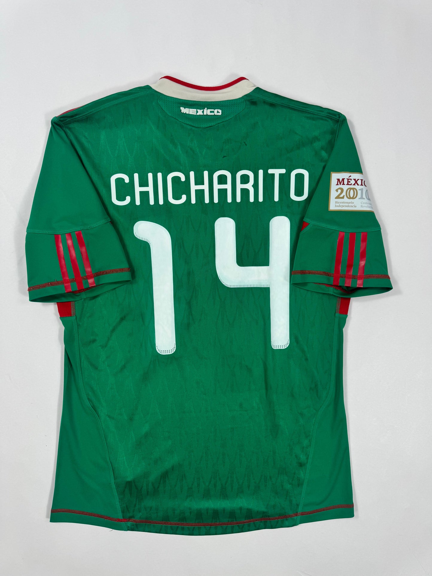 2010 ADIDAS FORMOTION Mexico Home Jersey-PLAYER VERSION CHICHARITO 14
