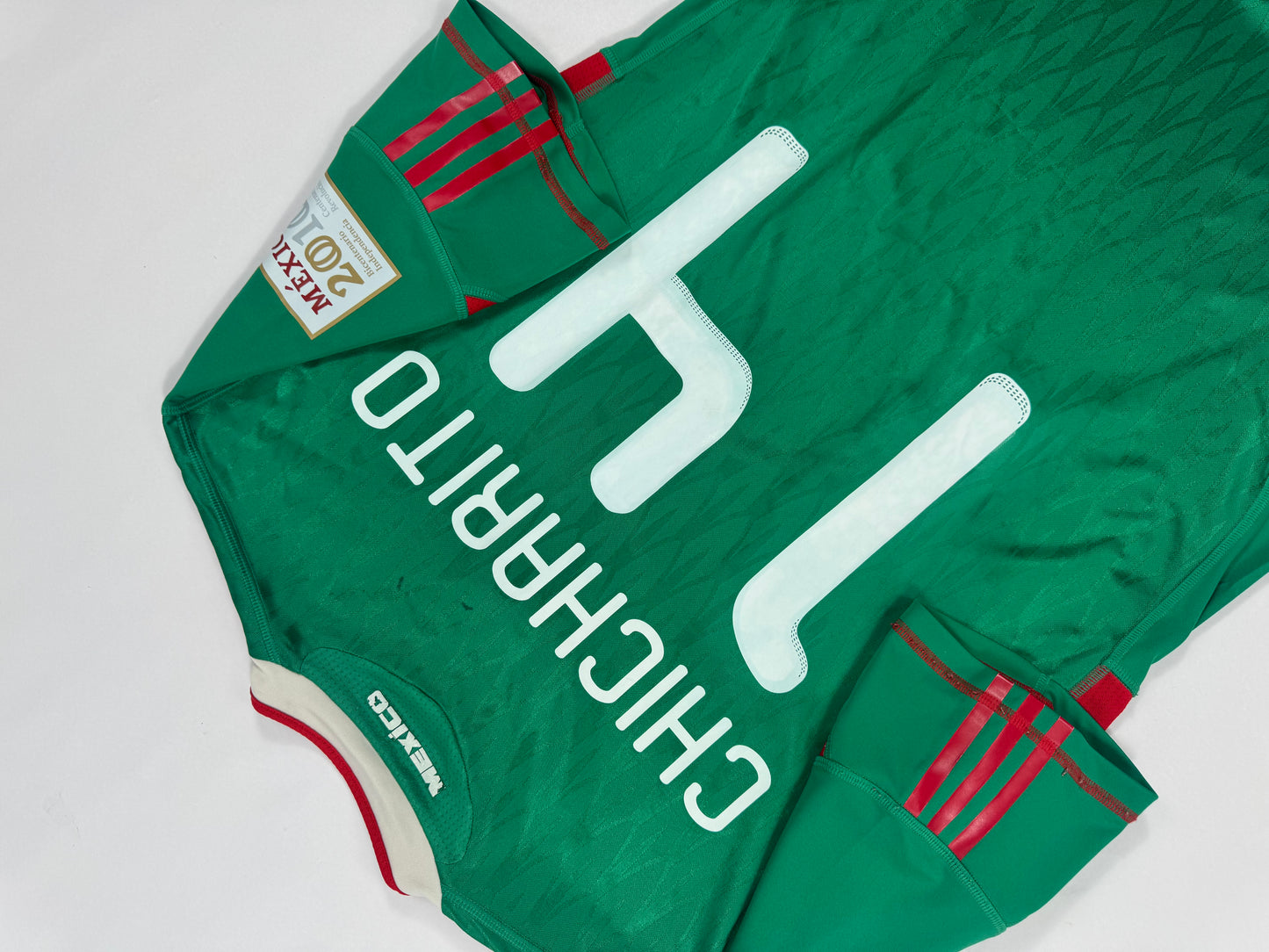 2010 ADIDAS FORMOTION Mexico Home Jersey-PLAYER VERSION CHICHARITO 14