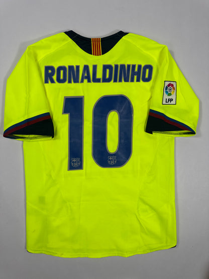 2005/06 FC Barcelona Away Jersey-RONALDINHO 10