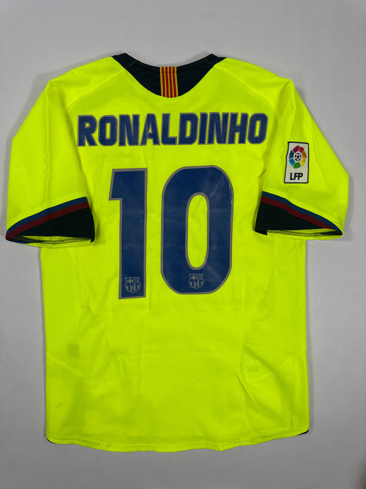 2005/06 FC Barcelona Away Jersey-RONALDINHO 10