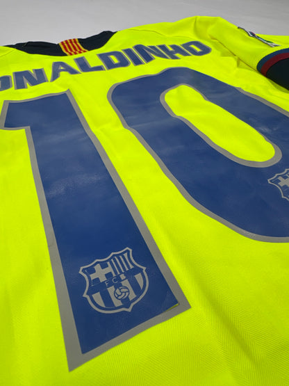 2005/06 FC Barcelona Away Jersey-RONALDINHO 10
