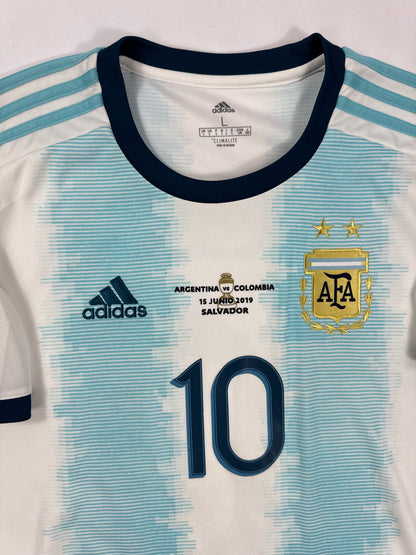 2019 ADIDAS Argentina Home Jersey-LEO MESSI 10