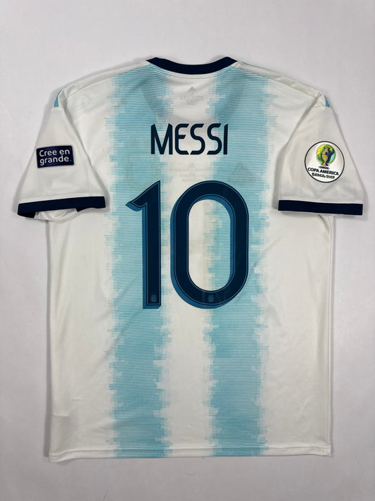 2019 ADIDAS Argentina Home Jersey-LEO MESSI 10