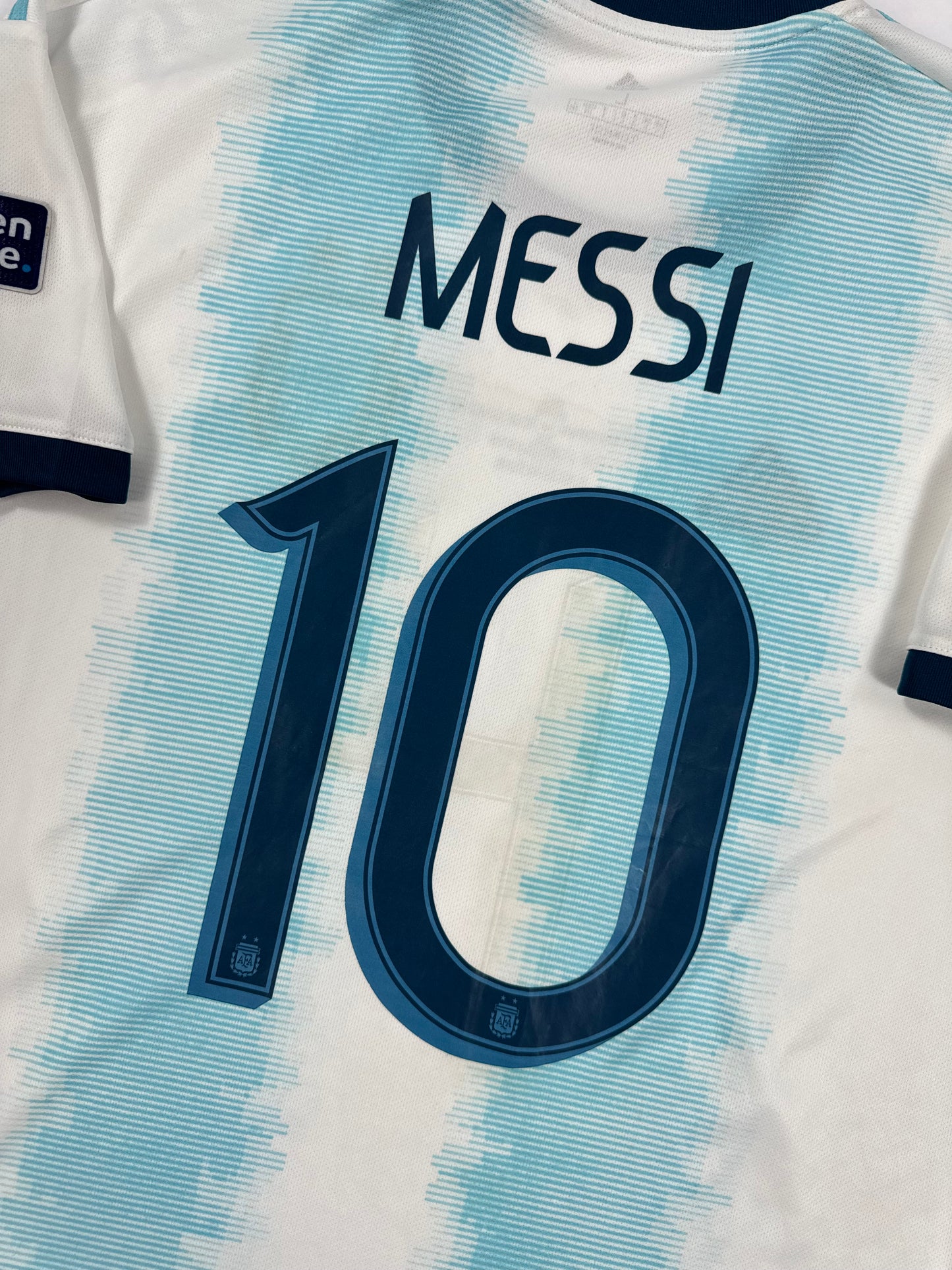 2019 ADIDAS Argentina Home Jersey-LEO MESSI 10