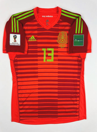 2018 ADIDAS MEXICO GK JERSEY UTILERIA- PLAYER ISSUE OCHOA 13