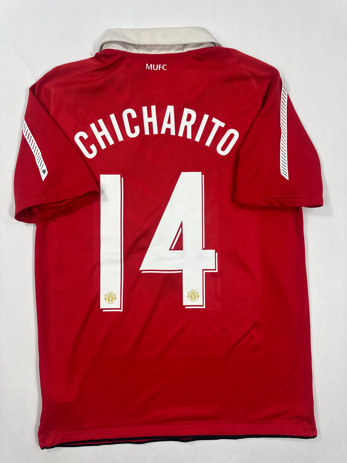 2010 NIKE Manchester United Home Jersey-CHICHARITO 14