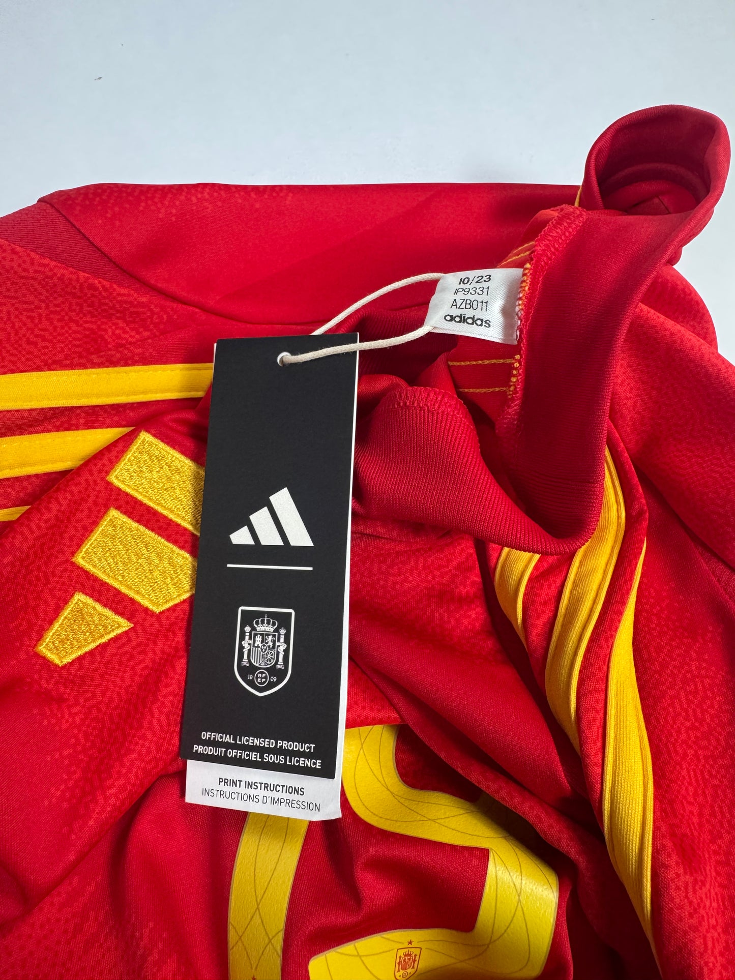 2024 Adidas Spain Home Jersey NEW WITH TAGS YAMAL 19