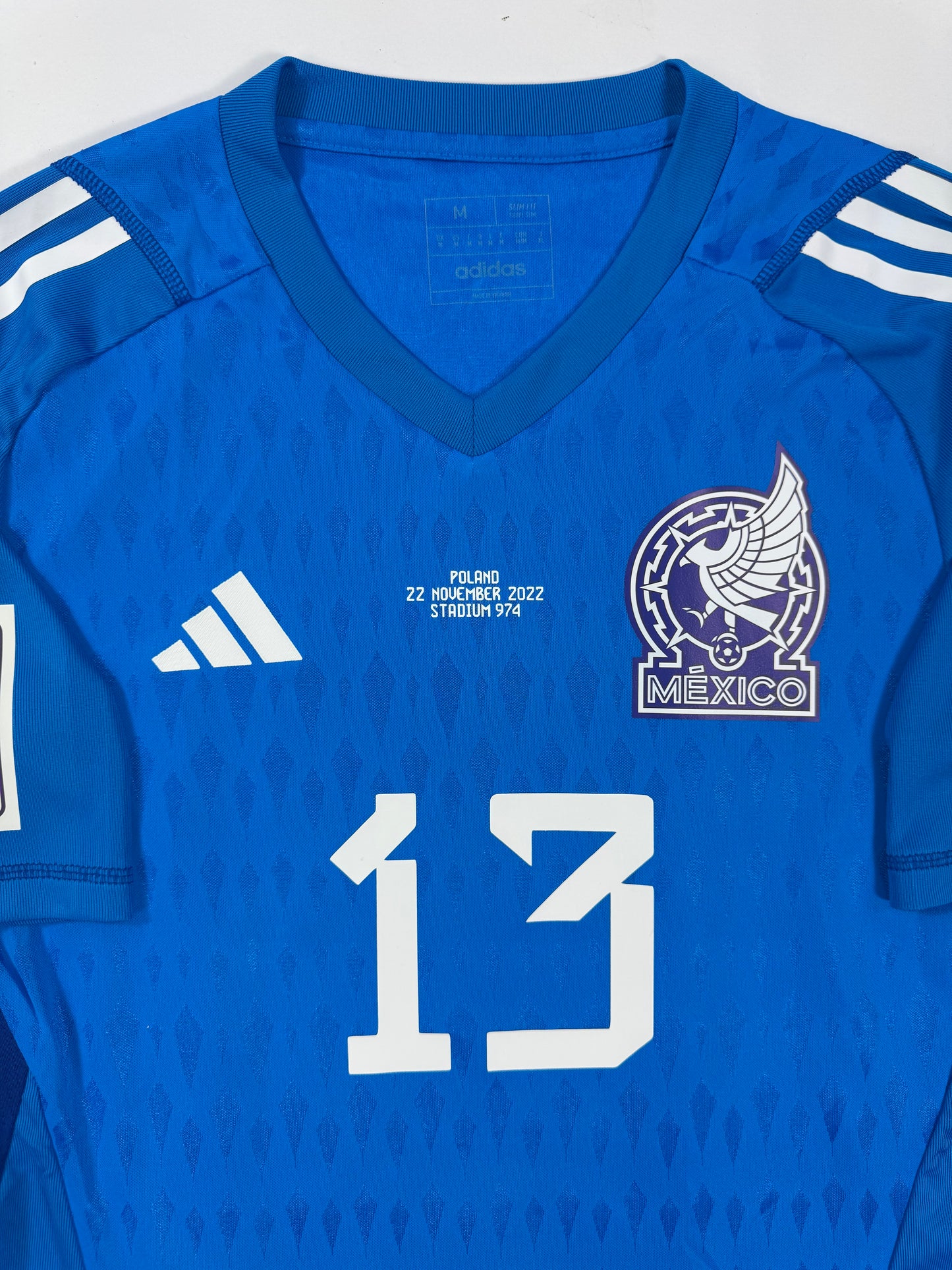 2022 ADIDAS MEXICO PLAYER ISSUE-GUILLERMO OCHOA 13 JERSEY