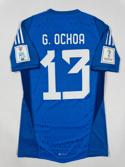 2022 ADIDAS MEXICO PLAYER ISSUE-GUILLERMO OCHOA 13 JERSEY