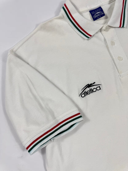 2002 ATLETICA Mexico Travel Polo-WHITE