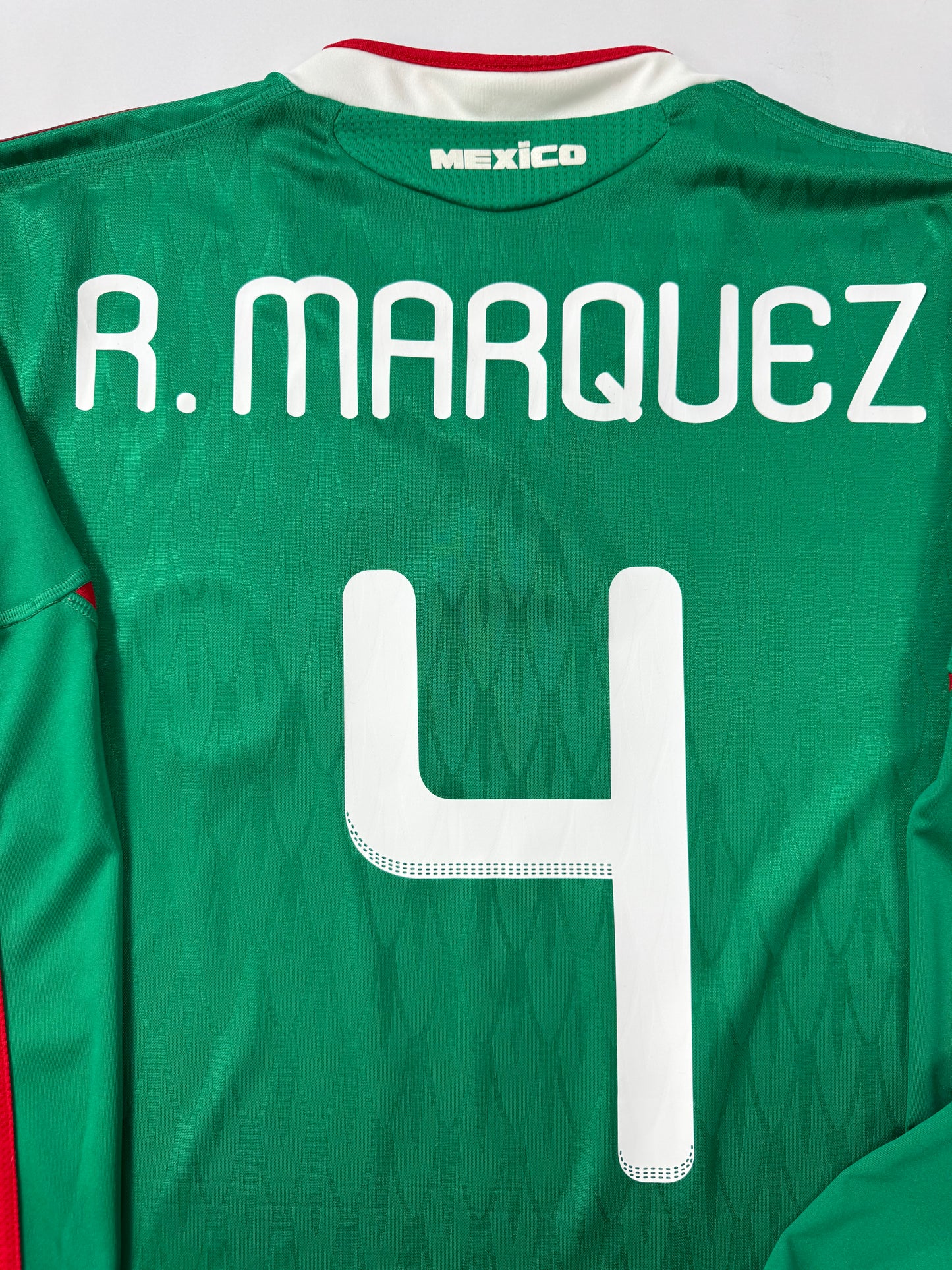 2010 ADIDAS Mexico Home Jersey LONG SLEEVE-RAFA MARQUEZ 4