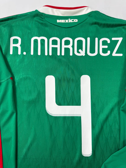 2010 ADIDAS Mexico Home Jersey LONG SLEEVE-RAFA MARQUEZ 4