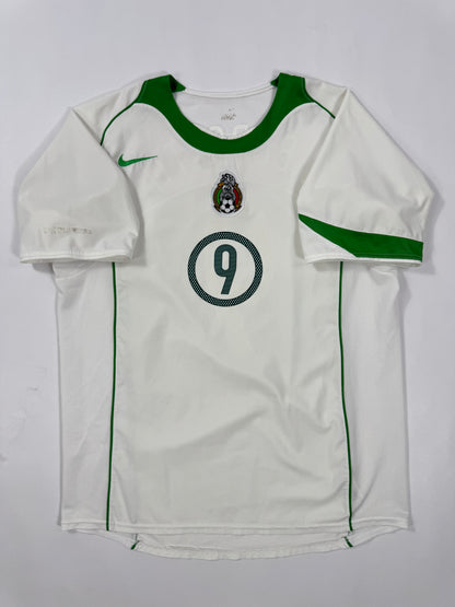 2005 NIKE T90 Mexico Away Jersey-JARED BORGETTI 9