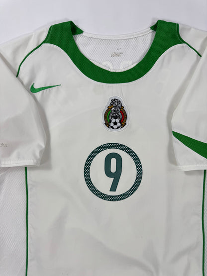 2005 NIKE T90 Mexico Away Jersey-JARED BORGETTI 9