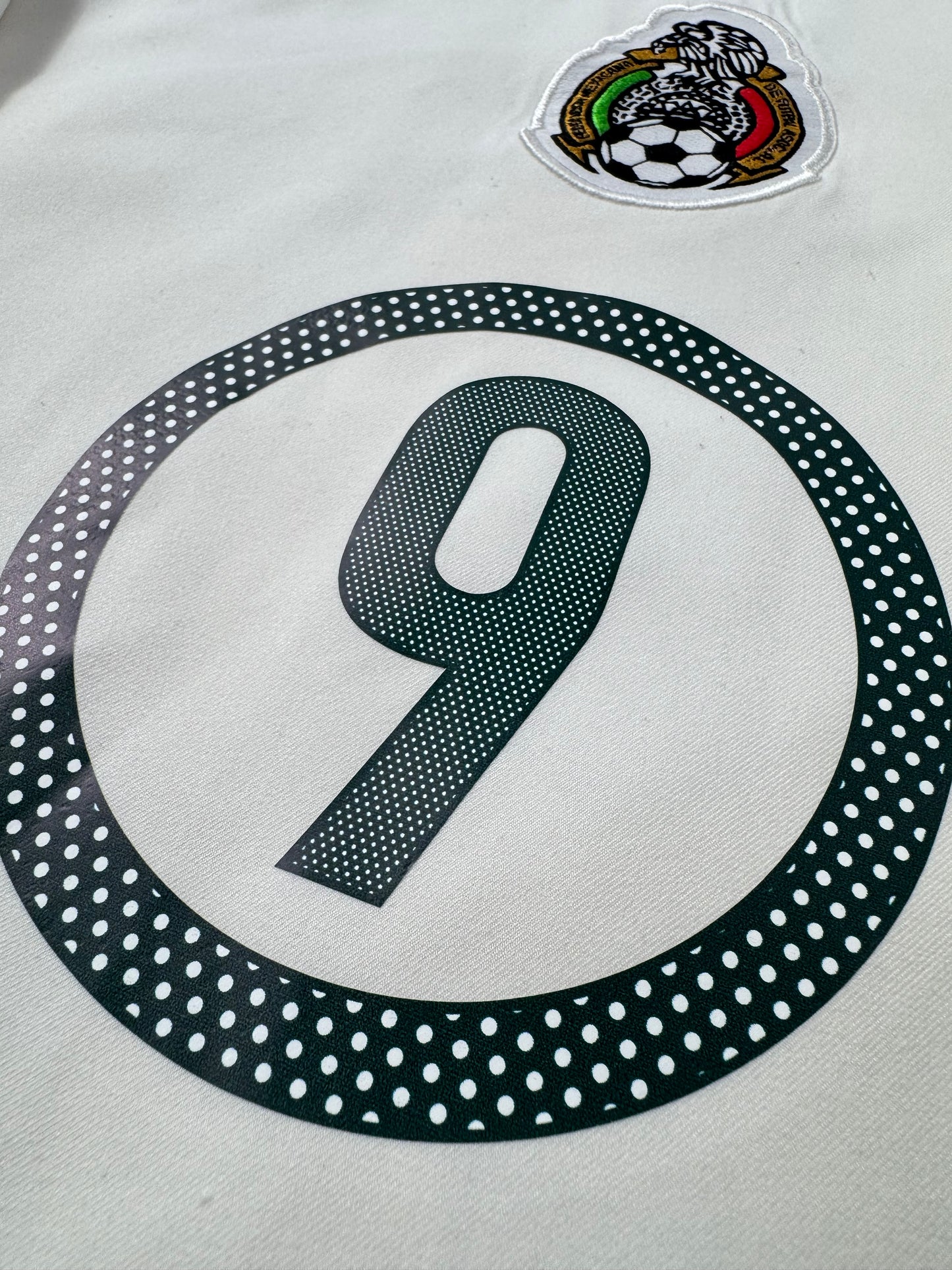 2005 NIKE T90 Mexico Away Jersey-JARED BORGETTI 9