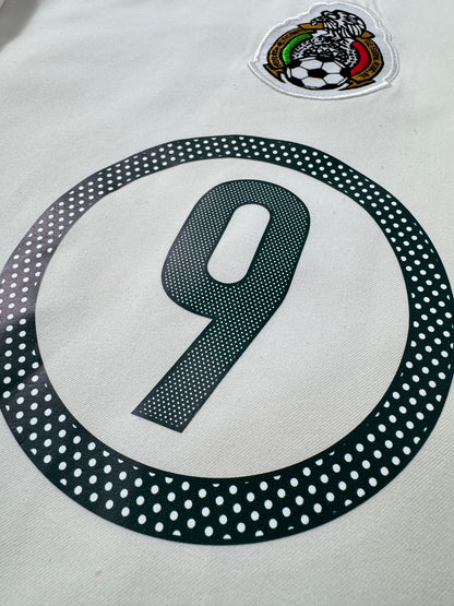 2005 NIKE T90 Mexico Away Jersey-JARED BORGETTI 9