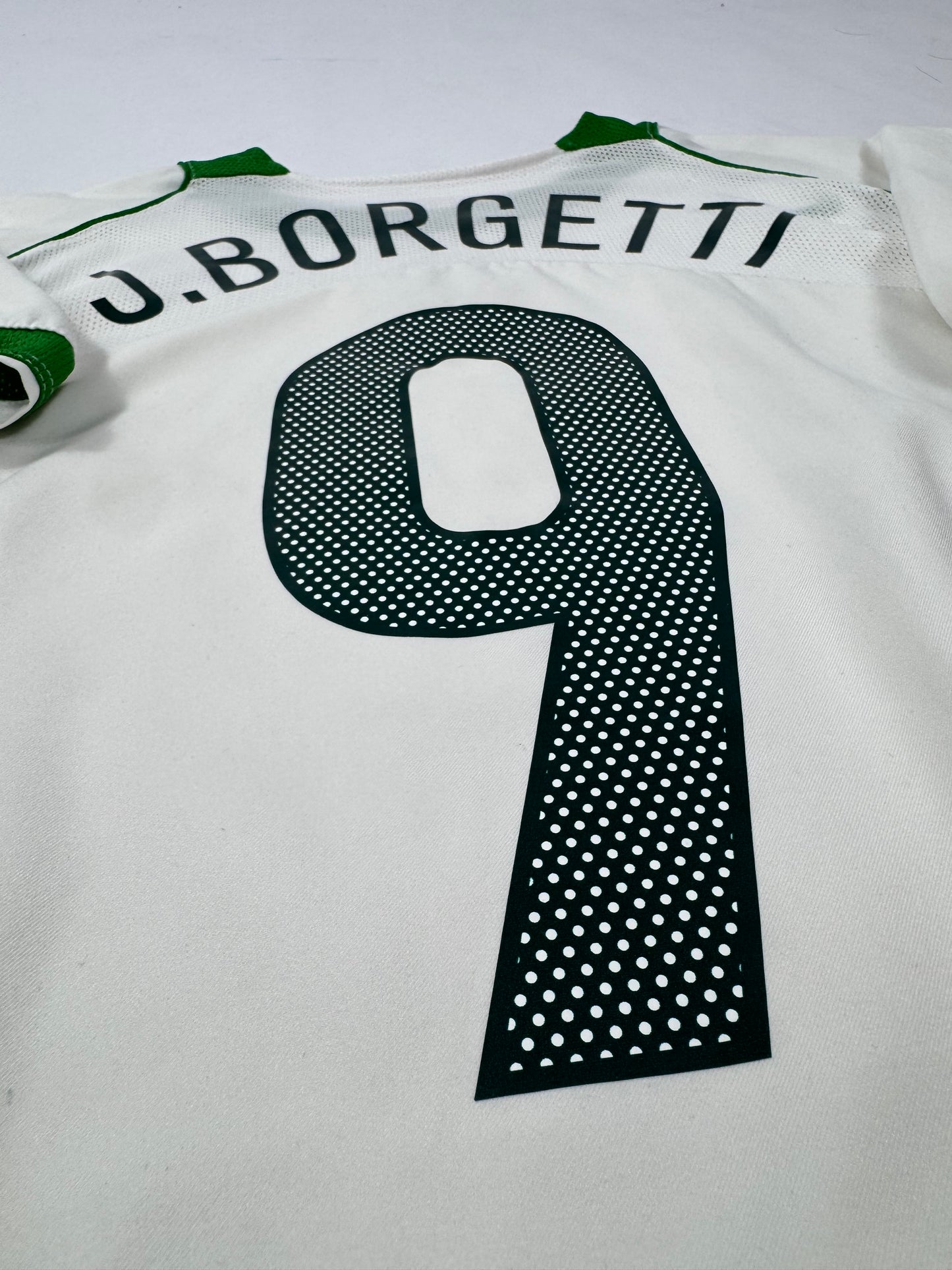 2005 NIKE T90 Mexico Away Jersey-JARED BORGETTI 9