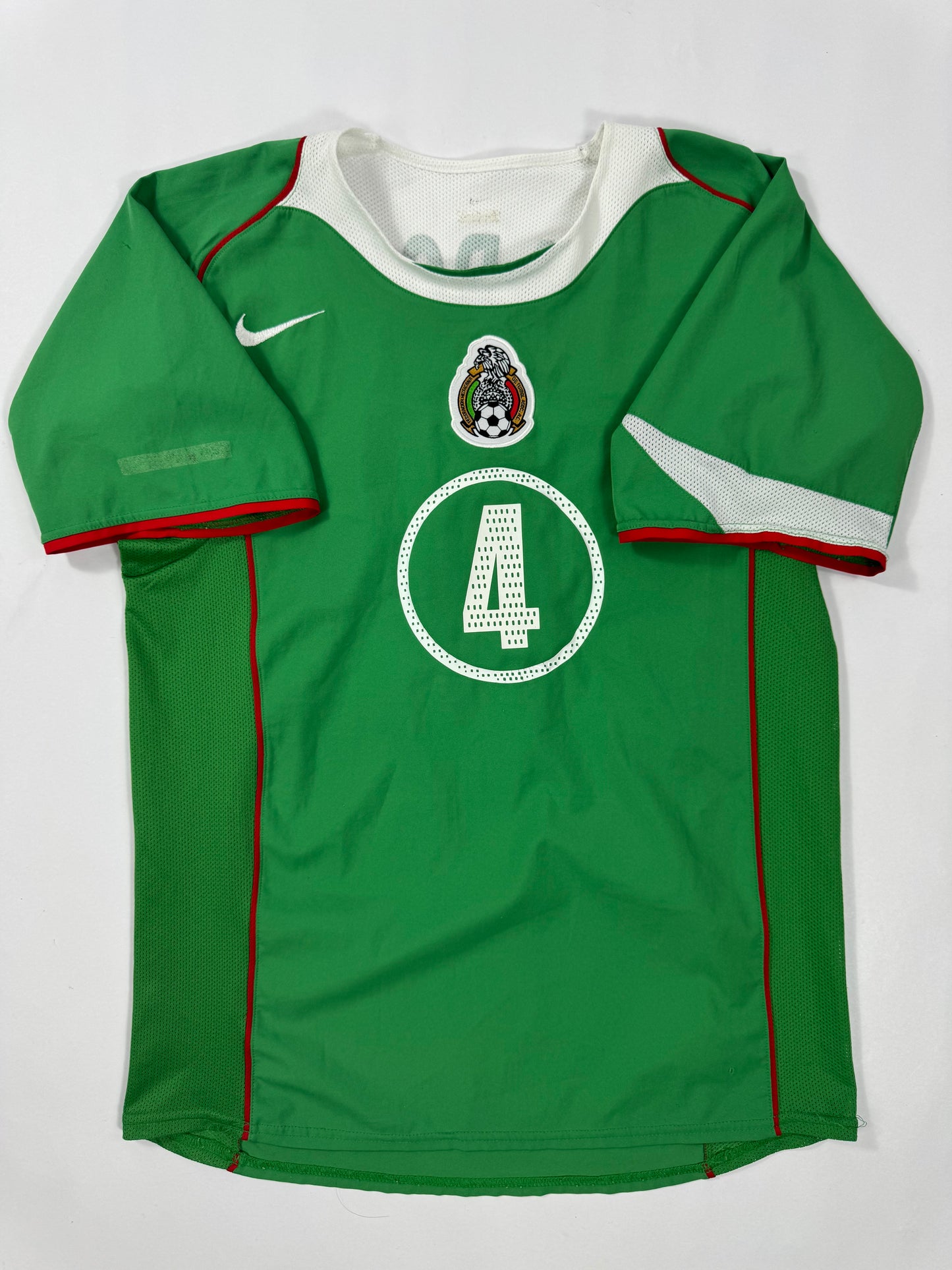 2005 NIKE T90 Mexico Home Jersey-RAFA MARQUEZ 4