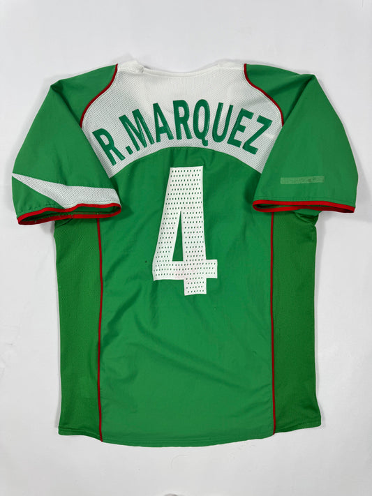 2005 NIKE T90 Mexico Home Jersey-RAFA MARQUEZ 4