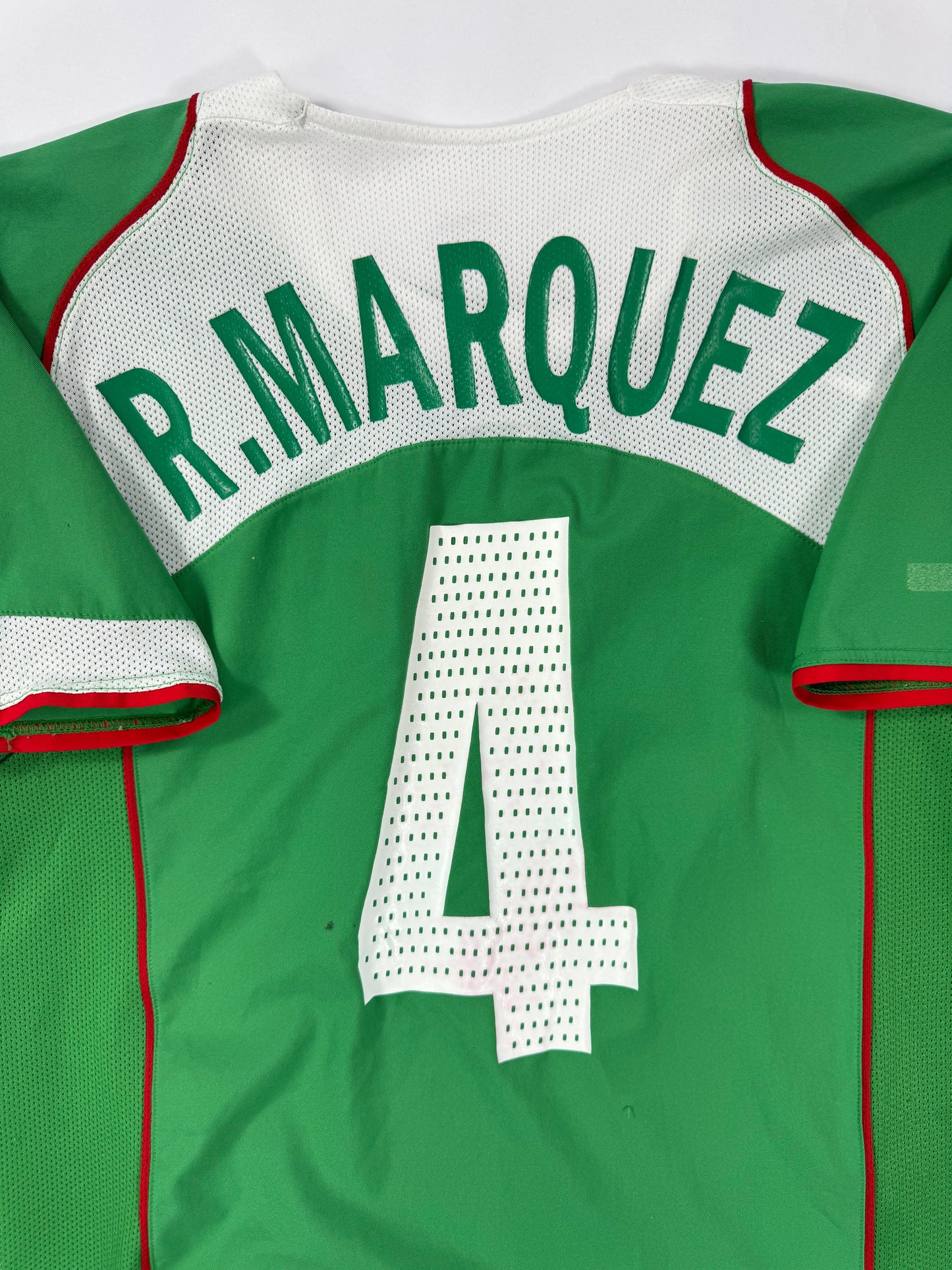 2005 NIKE T90 Mexico Home Jersey-RAFA MARQUEZ 4