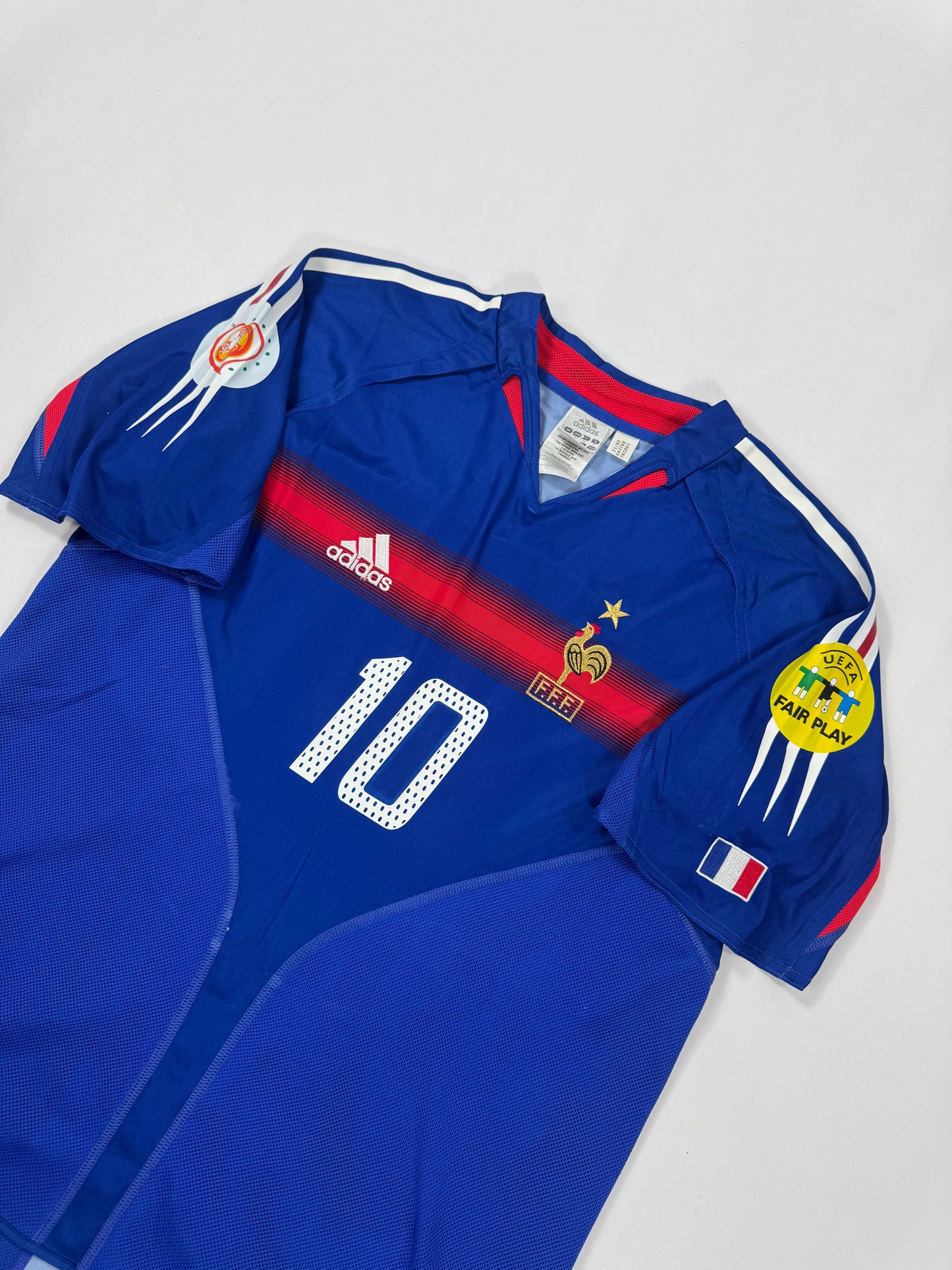 2004 ADIDAS France Home Jersey-ZIDANE 10