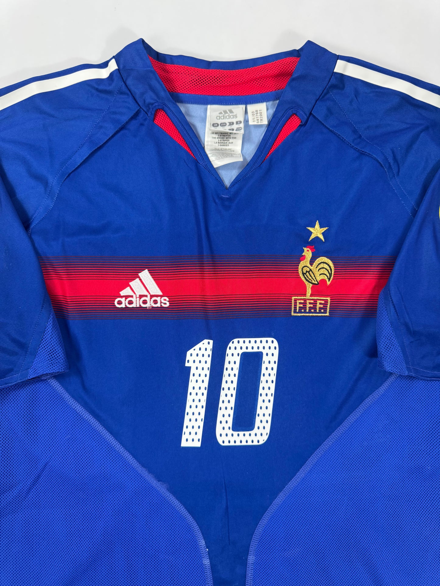 2004 ADIDAS France Home Jersey-ZIDANE 10