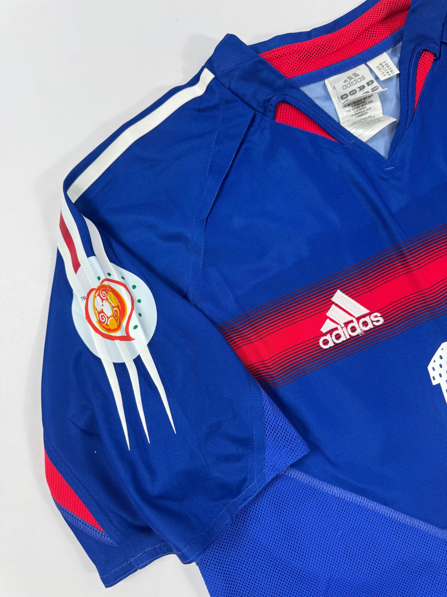 2004 ADIDAS France Home Jersey-ZIDANE 10