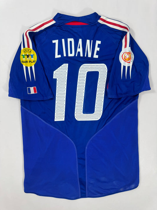 2004 ADIDAS France Home Jersey-ZIDANE 10
