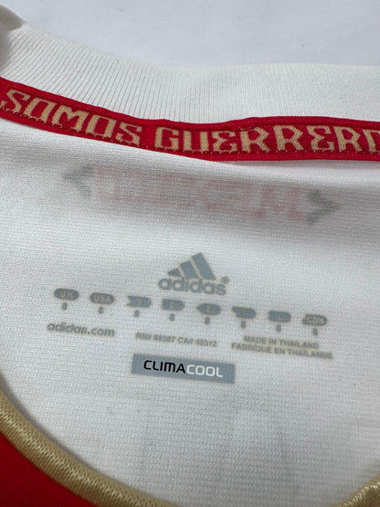 2013 ADIDAS TECHFIT Mexico Away Jersey PLAYER ISSUE GUARDADO 18-SIZE 8(L)