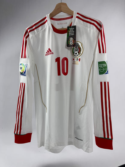 2013 ADIDAS FORMOTION Mexico Away Jersey LONG SLEEVE PLAYER VERSION-GIO DOS SANTOS 10-(M)
