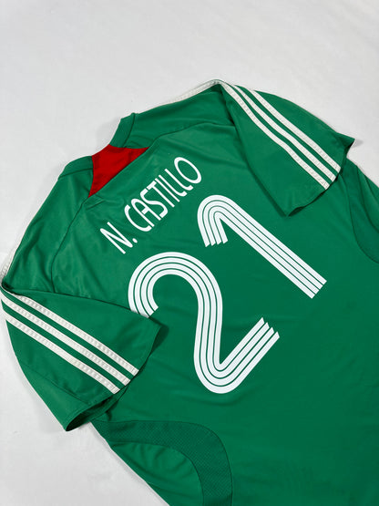 2007 ADIDAS Mexico Home Jersey-NERY CASTILLO 21 (XXL)