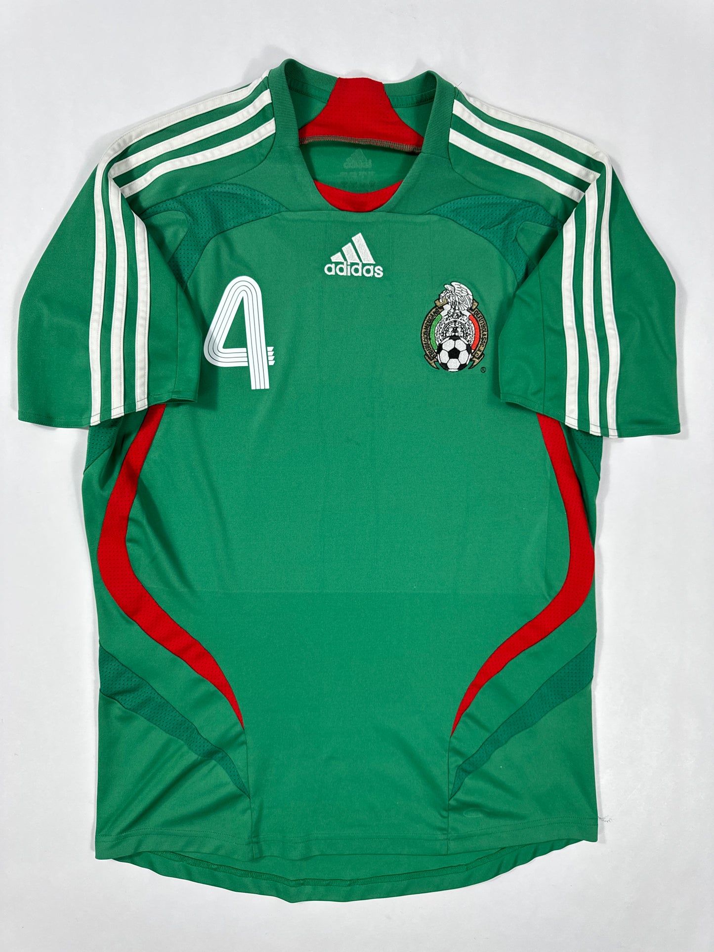 2007 ADIDAS Mexico Home Jersey RAFA MARQUEZ 4-(S)