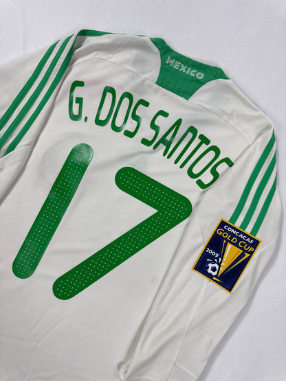 2009 ADIDAS Mexico Away Jersey-GIO DOS SANTOS 17-(M)