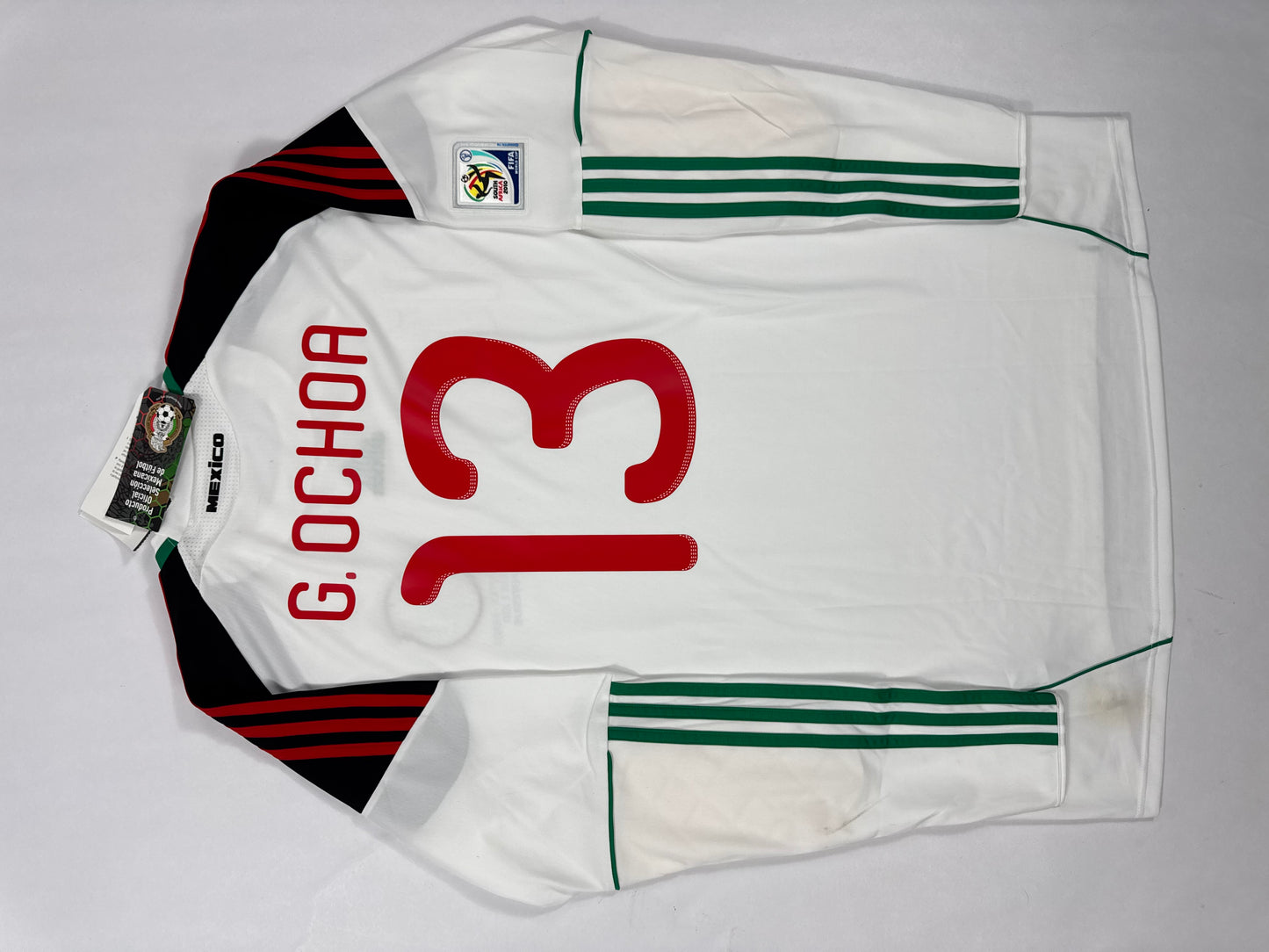 2010 ADIDAS Mexico GOALKEEPER Jersey OCHOA 13-NEW WITH TAGS-(XL)