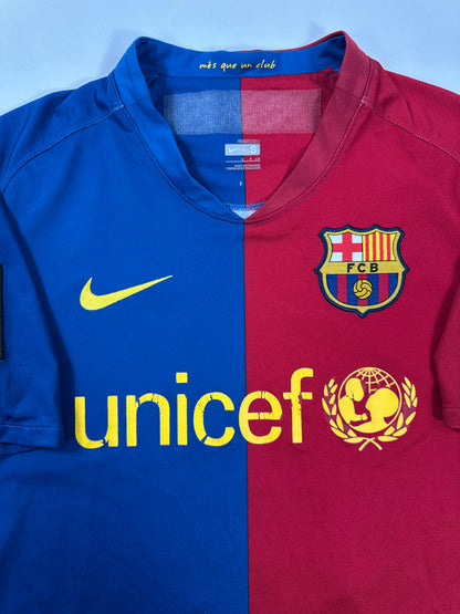 2009 NIKE FC Barcelona Home Jersey-RAFA MARQUEZ 4