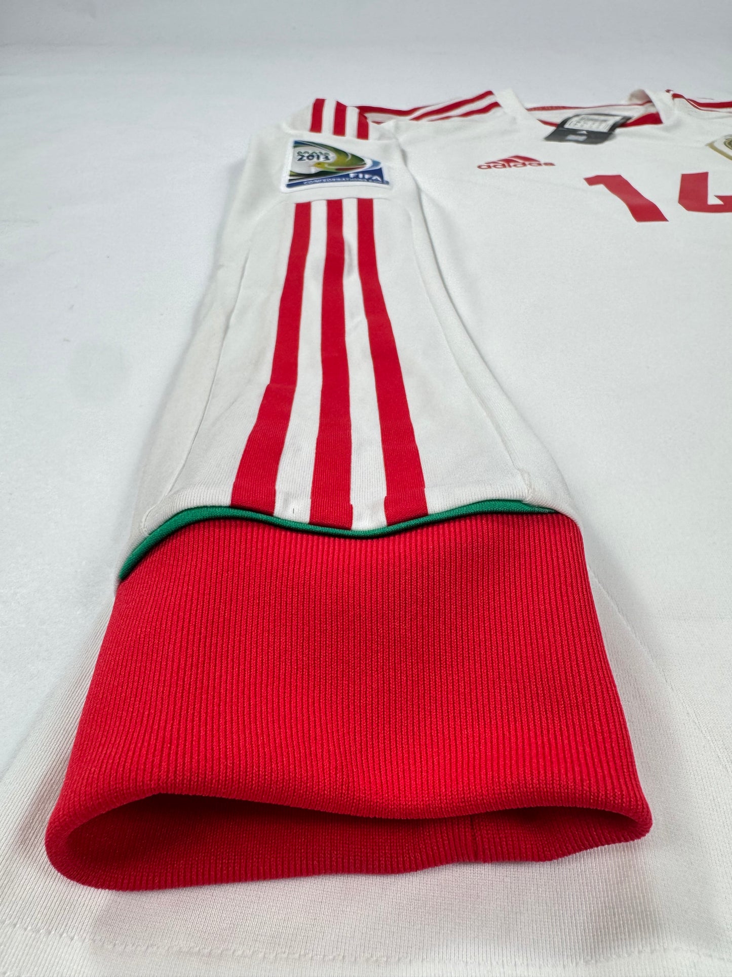 2013 ADIDAS FORMOTION Mexico Away Jersey PLAYER VERSION LONG SLEEVE-JAVIER HERNANDEZ 14-(M)