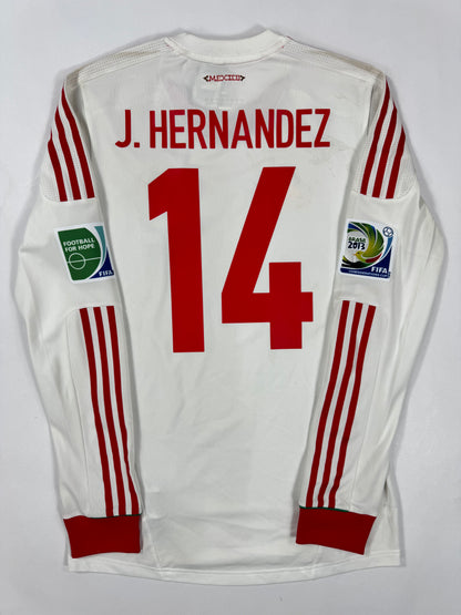 2013 ADIDAS FORMOTION Mexico Away Jersey PLAYER VERSION LONG SLEEVE-JAVIER HERNANDEZ 14-(M)