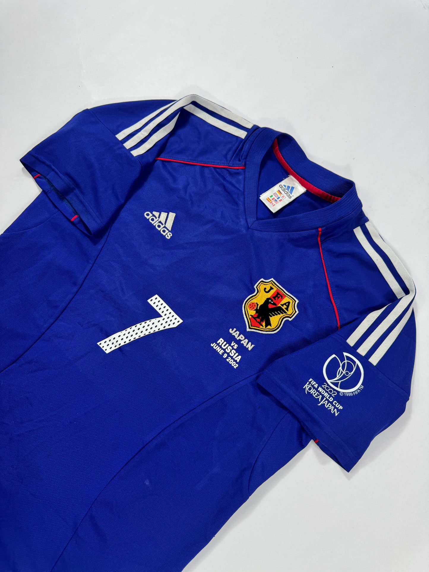 2002 ADIDAS Japan Home Jersey-NAKATA 7-(S)