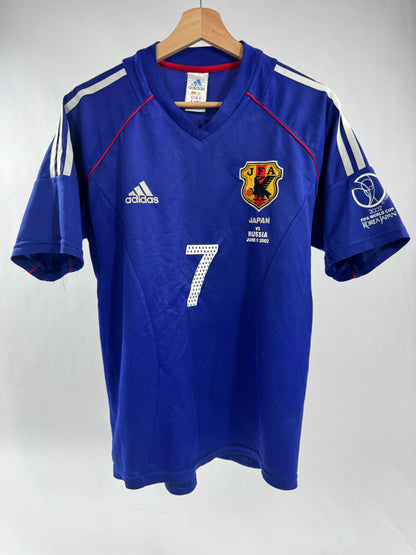 2002 ADIDAS Japan Home Jersey-NAKATA 7-(S)