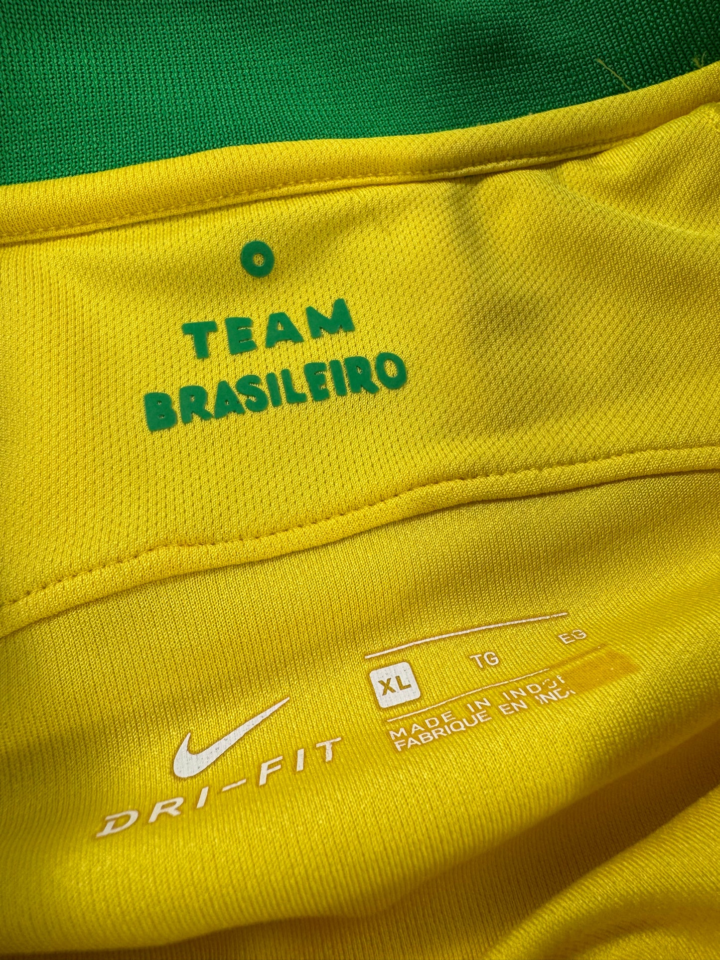 2019 NIKE Brazil Home Jersey-NEYMAR JR 10-(XL)