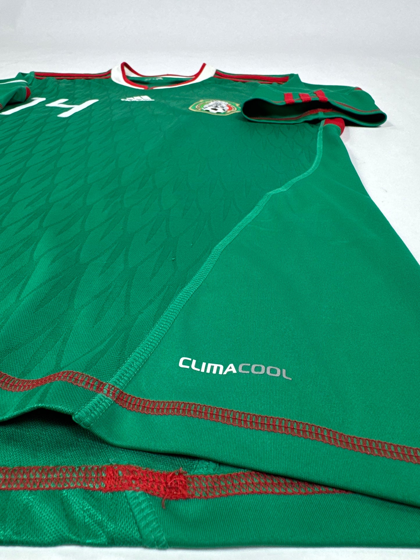 2010 ADIDAS MEXICO HOME JERSEY J.HERNANDEZ 14-(L)