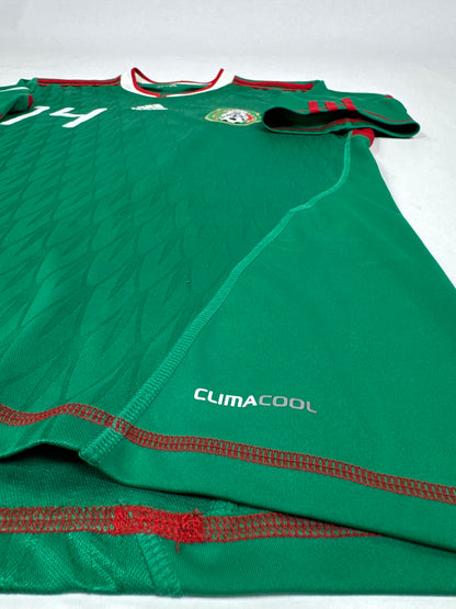 2010 ADIDAS MEXICO HOME JERSEY J.HERNANDEZ 14-(L)