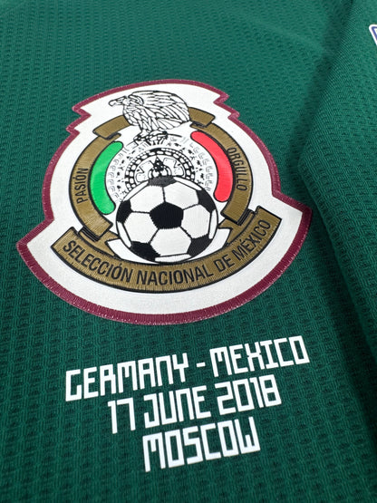 2018 ADIDAS MEXICO HOME JERSEY-LOZANO 22-(M)