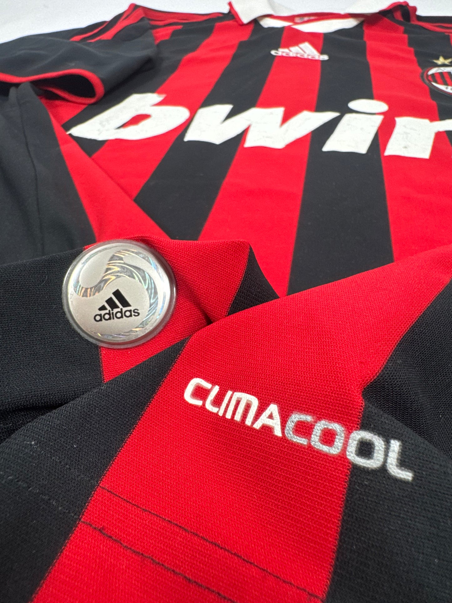 2009 ADIDAS AC MILAN HOME JERSEY BECKHAM 32-(M)