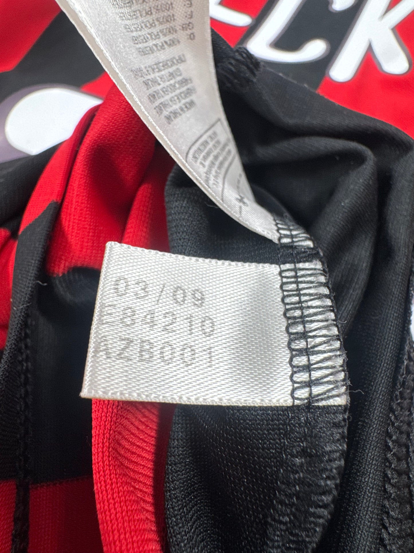 2009 ADIDAS AC MILAN HOME JERSEY BECKHAM 32-(M)