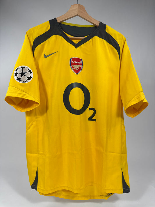 2005/08 NIKE T90 ARSENAL FC AWAY JERSEY HENRY 14-(S)