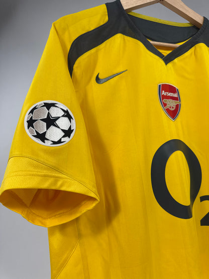 2005/08 NIKE T90 ARSENAL FC AWAY JERSEY HENRY 14-(S)