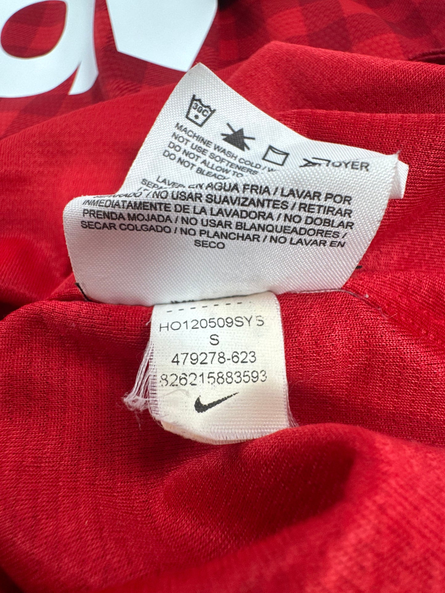 2012/13 NIKE MANCHESTER UNITED HOME JERSEY CHICHARITO 14-(S)