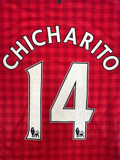 2013/14 NIKE MANCHESTER UNITED HOME JERSEY CHICHARITO 14(M)